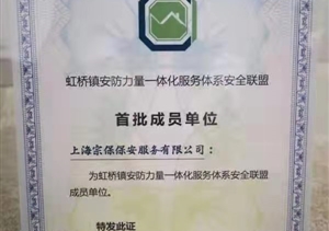 服務(wù)民生做貢獻  立足本職譜新篇 ——宗保公司獲得“虹橋鎮安防力