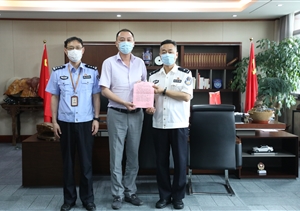 不懼風(fēng)險抗疫情 擔當作為獲贊揚—宗保公司收到周東派出所的表?yè)P信