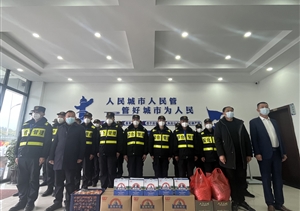 黃山市休寧縣城管執法局領(lǐng)導慰問(wèn)宗保公司員工